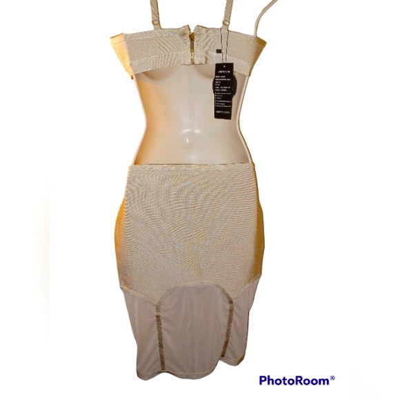 UON BOX BANDAGE 2 PIECE DRESS NWTS 🏷✨️ - Picture 2 of 5